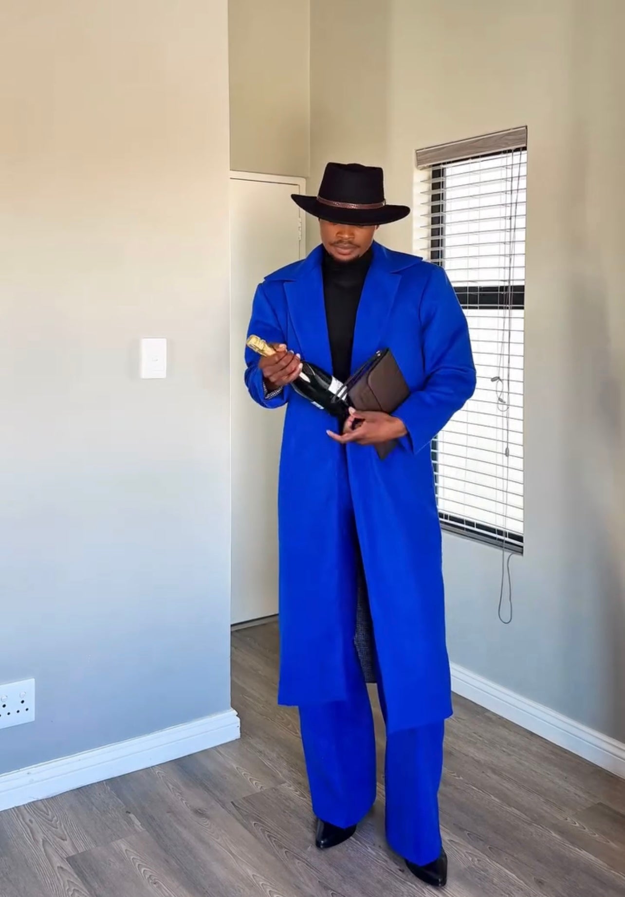 ROYAL BLUE POWER SUIT