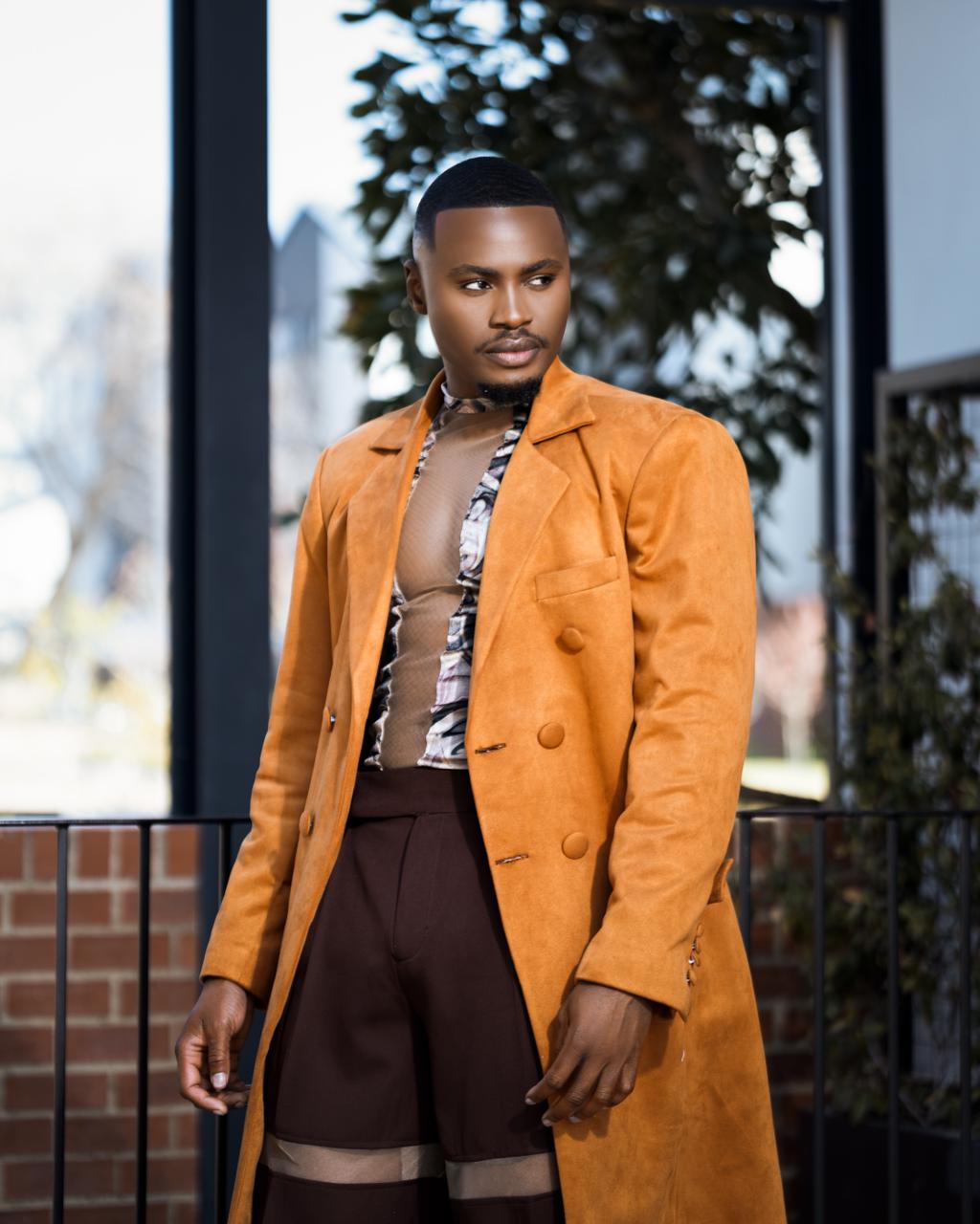 Double Breast Suade Coat