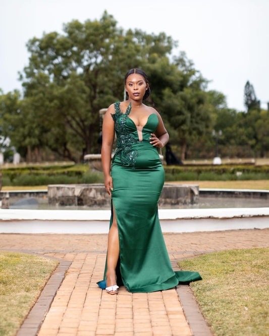GREEN MERMAID DRESS