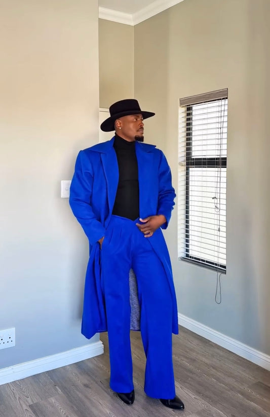 ROYAL BLUE POWER SUIT