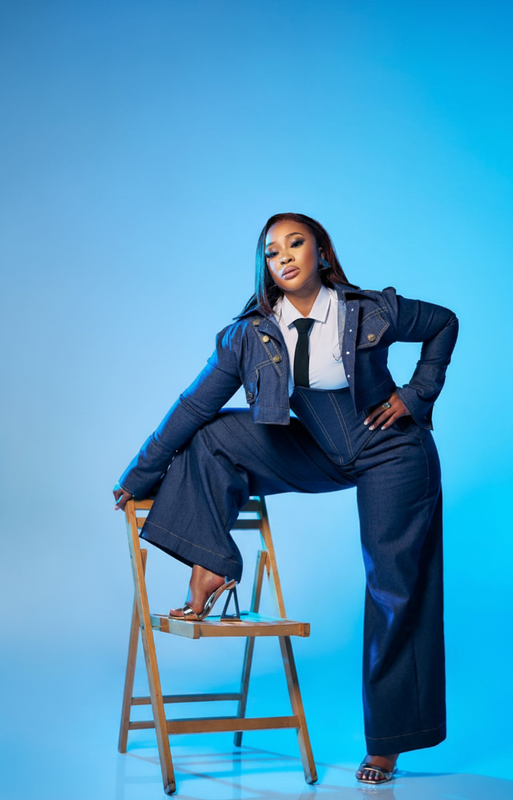 THREE PIECE DENIM SET