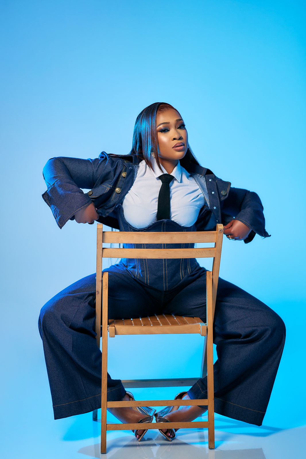 THREE PIECE DENIM SET